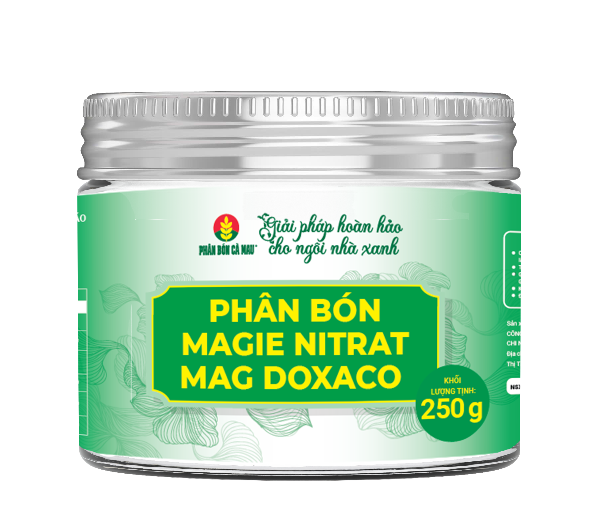 [Cửa hàng NNĐT] Phân bón Magie Nitrat MAG DOXACO -Lá xanh tốt, trái to, bông sáng (100g, 250g) 250g