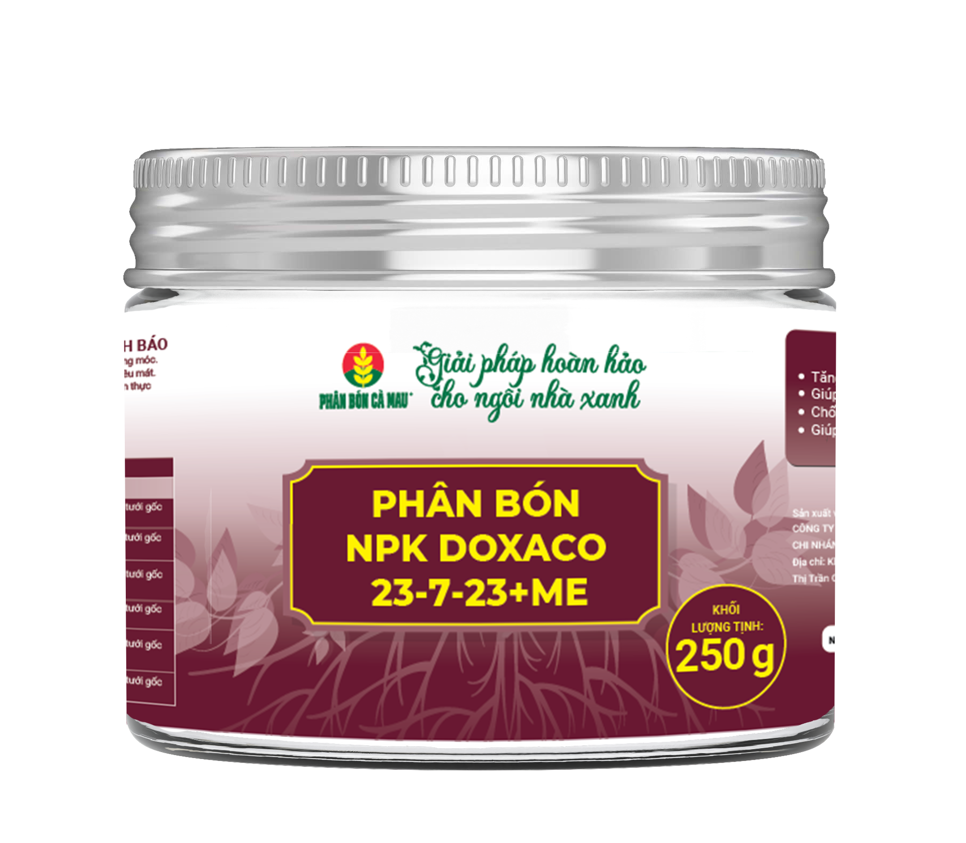 [Cửa hàng NNĐT] Phân bón NPK DOXACO 23-7-23- Phù hợp nhiều loại cây trồng và giai đoạn sinh trưởng (100g, 250g) 100g