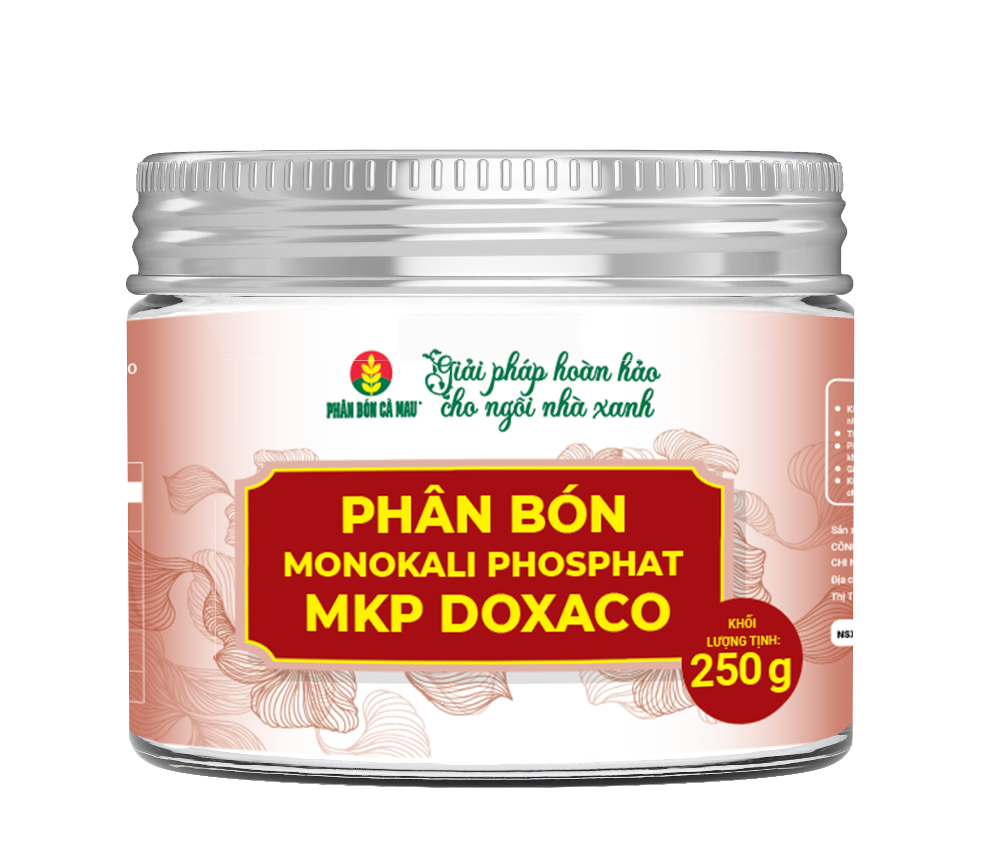 [Cửa hàng NNĐT] Phân bón Mono Kali Phosphat MKP DOXACO - Cây khỏe, hạn chế đổ ngã; xử lý ra hoa sớm và tập trung (100g; 250g) 100g