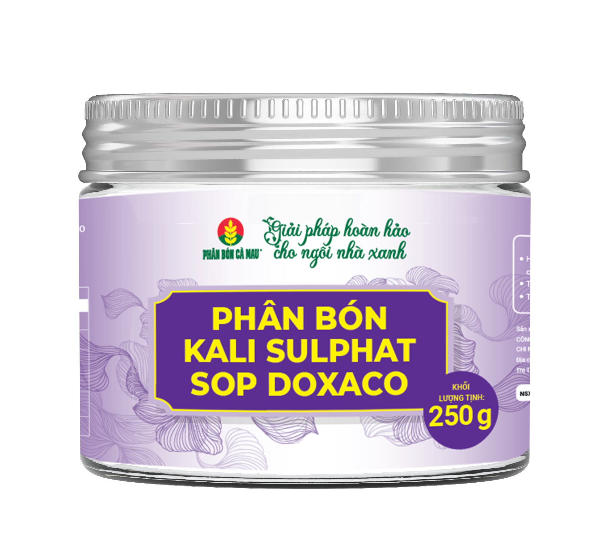 [Cửa hàng NNĐT] Phân bón Kali Sunphat SOP DOXACO - Kích thích ra hoa đồng loạt, tăng hương vị nông sản (100g; 250g) 100g