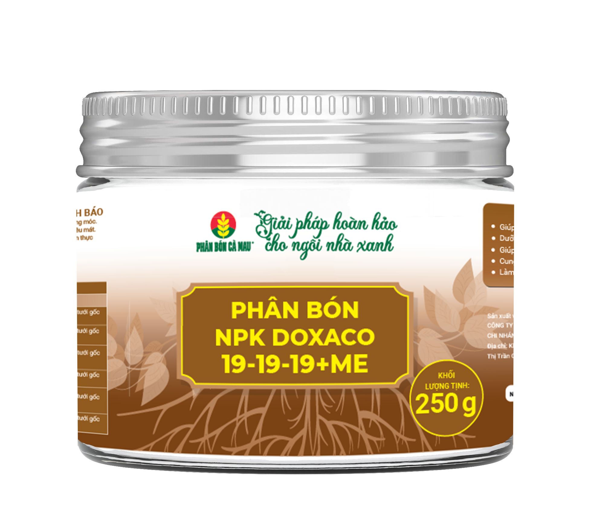 [Cửa hàng NNĐT] Phân bón NPK DOXACO 19-19-19+ME- Phù hợp nhiều loại cây trồng và giai đoạn sinh trưởng (100g, 250g) 100g