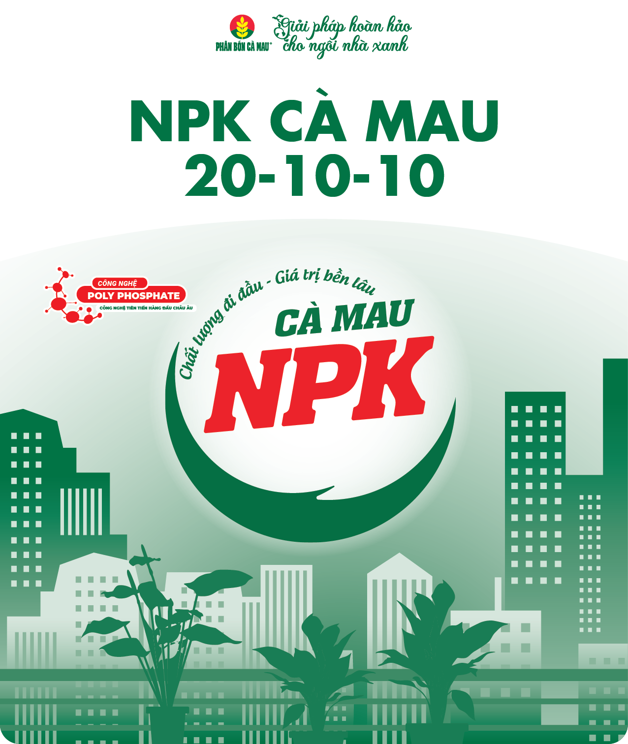 [Cửa hàng NNĐT] Phân bón NPK Cà Mau 20-10-10 - Đa dụng, thích hợp nhiều giai đoạn sinh trưởng (250g, 450g, 1kg) 250g