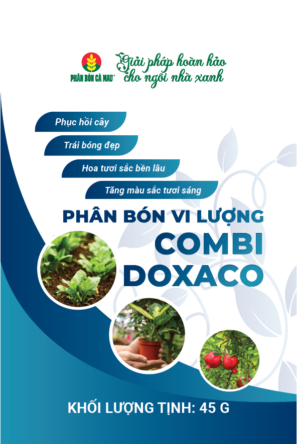 [Cửa hàng NNĐT] Phân bón vi lượng COMBI DOXACO - Bổ sung dinh dưỡng vi lượng (10g, 25g, 45g) 10g