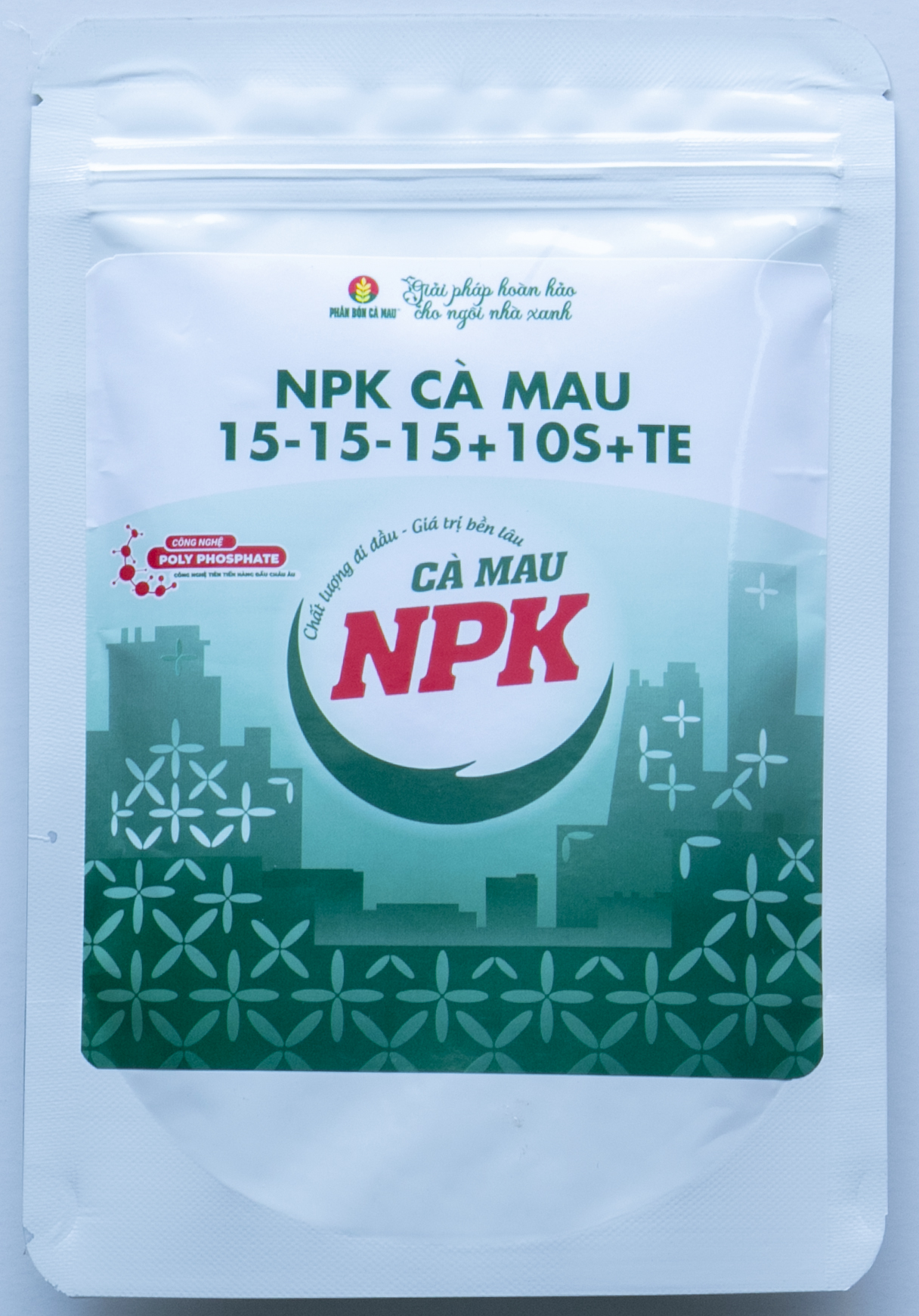 Phân bón NPK Cà Mau 15-15-15+10S+TE - Đa dụng, thích hợp nhiều giai đoạn sinh trưởng (250g, 450g, 1kg)-450g