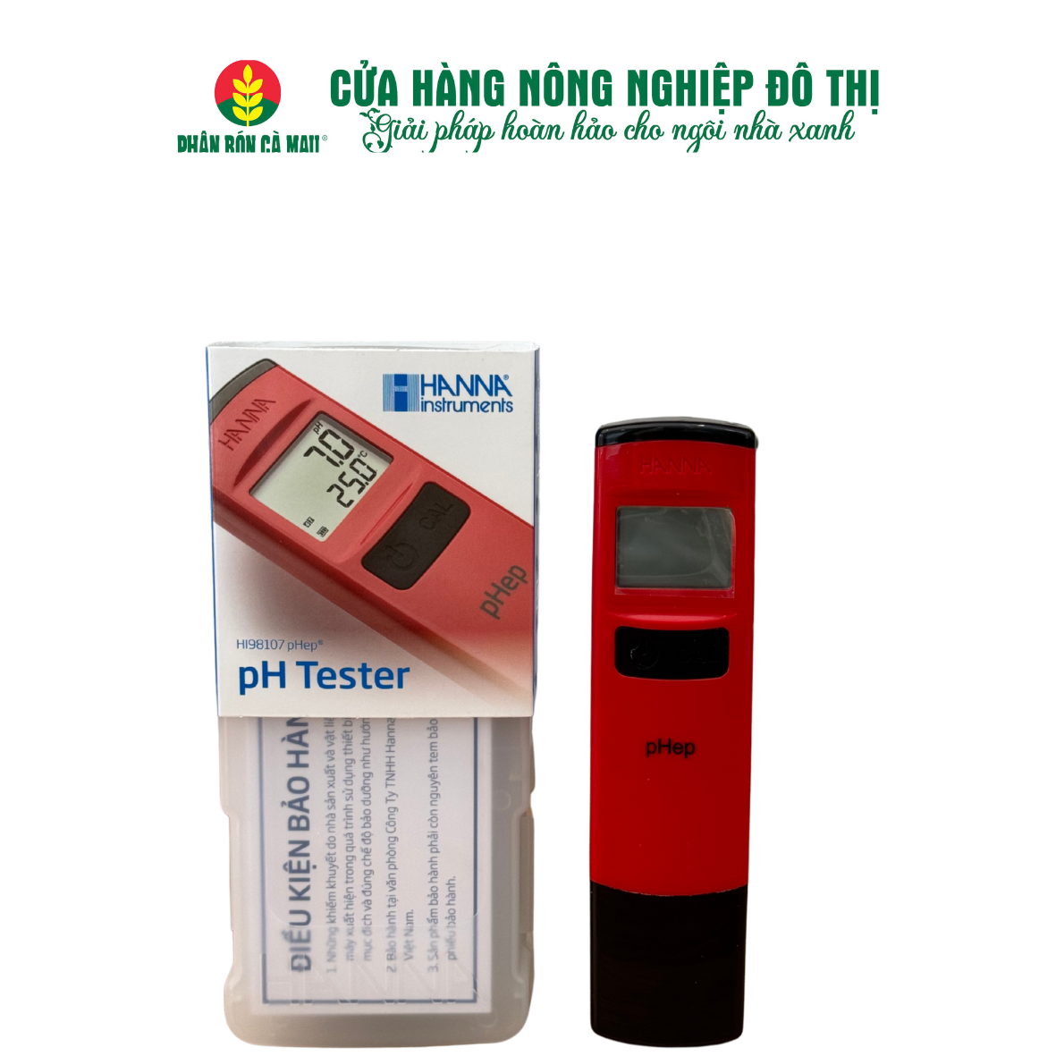 BÚT ĐO pH/ NHIỆT ĐỘ DUNG DỊCH - Model : HI98107 - Ảnh 5